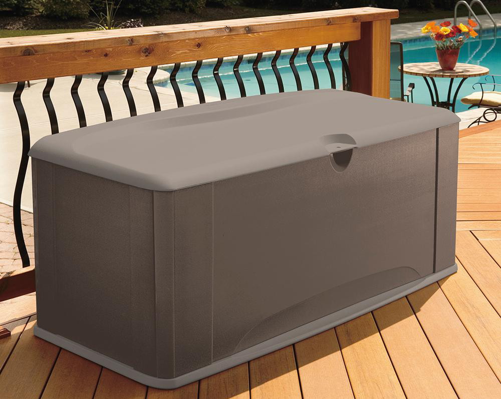 Rubbermaid 121 Gallon Deck Box With Seat Only 116 At Walmart