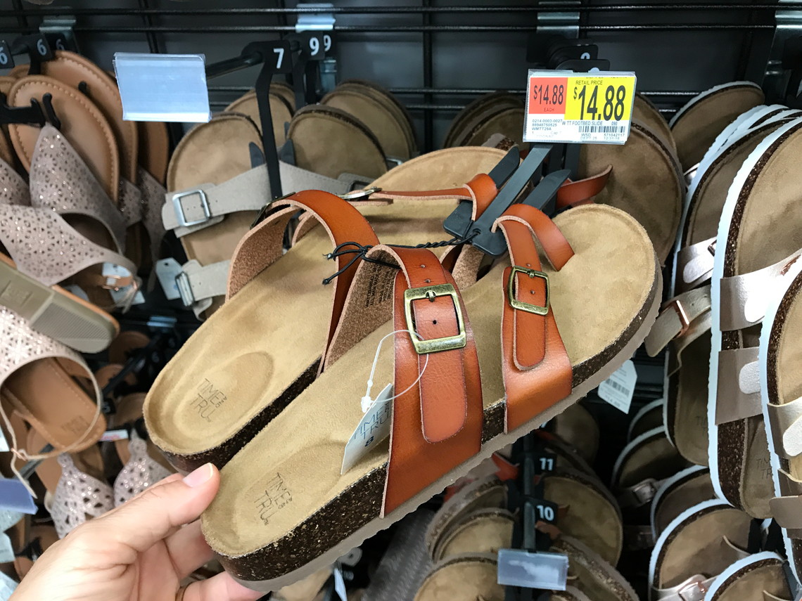 walmart time and tru flip flops