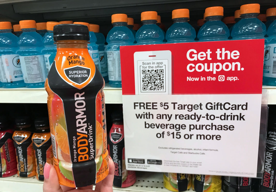 armour drink coupon