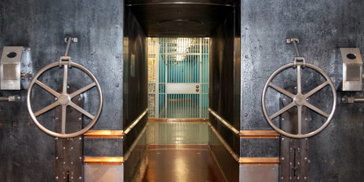 Federal Bank of New York's Gold Vault