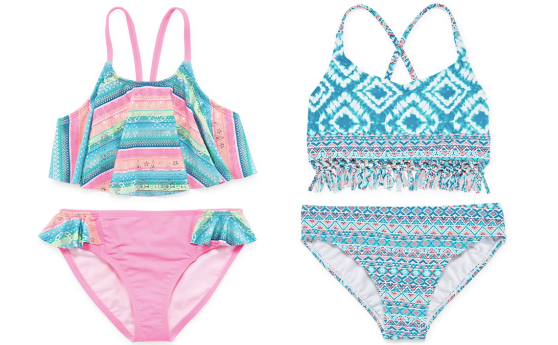 jcpenney girls swimsuits