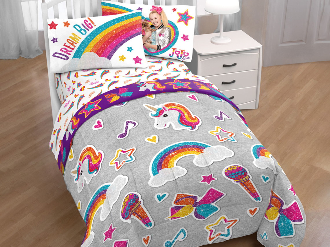 Jojo Siwa Sheets + Comforter, $56 at JCPenney (Reg. 160