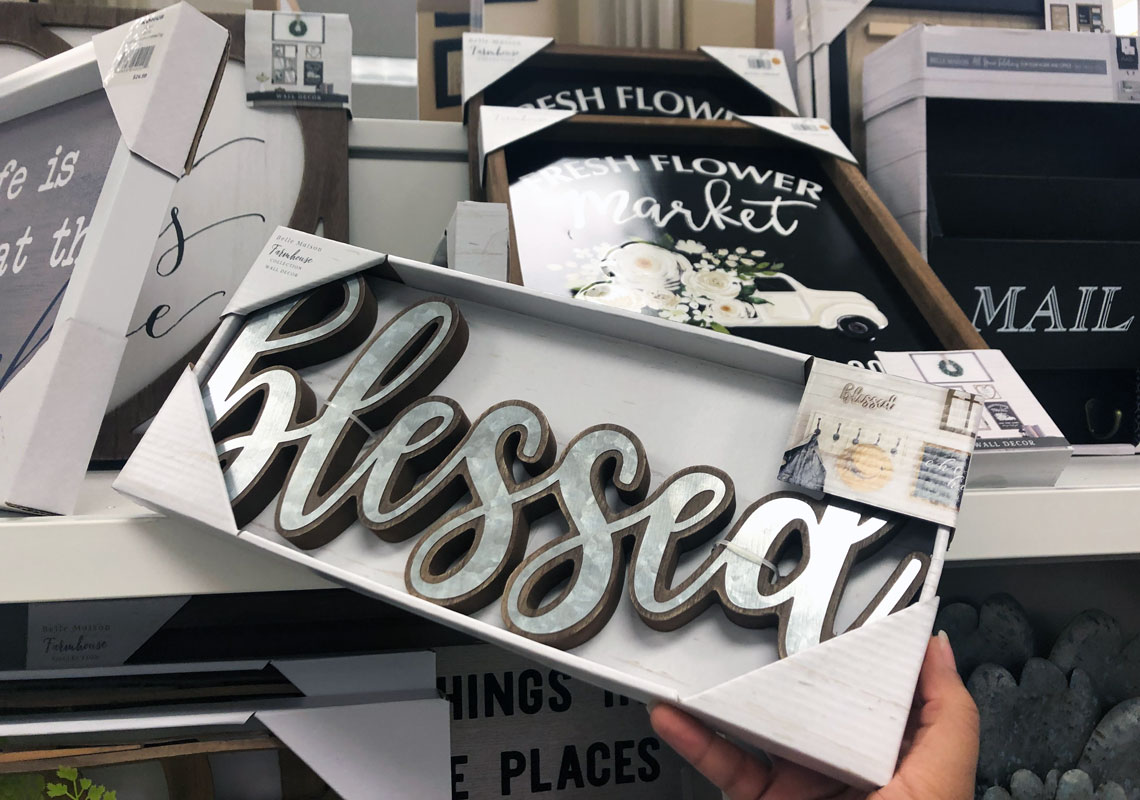 Farmhouse Wall Decor, as Low as $13 Shipped at Kohl's! - The Krazy Coupon Lady