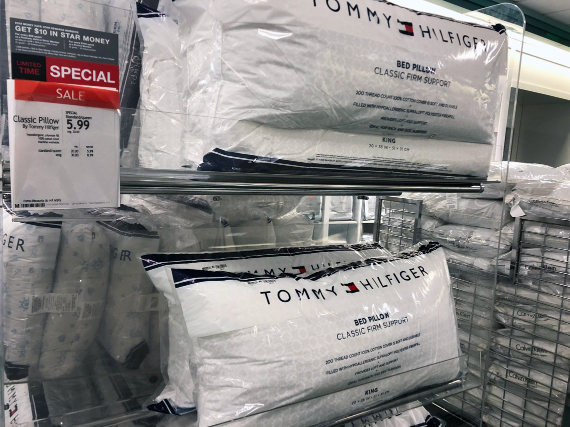 Tommy Hilfiger Down Alternative Pillows 6 At Macy S Reg 20