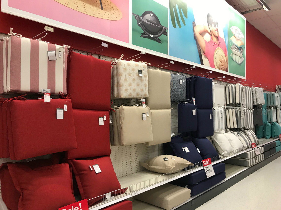 Threshold Outdoor Patio Cushions As Low 8 88 At Target The Threshold Outdoor Patio Cushions As