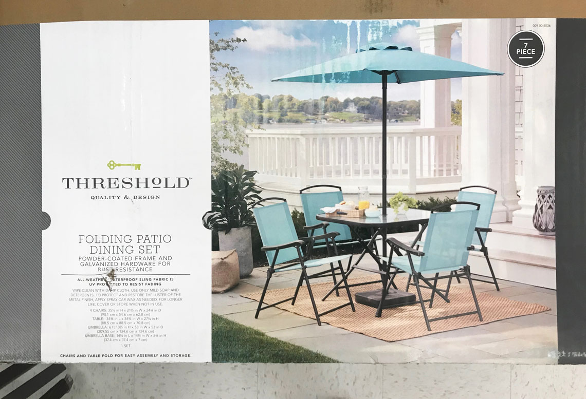 Threshold Patio Set 102 96 At Target Reg 149 99 The