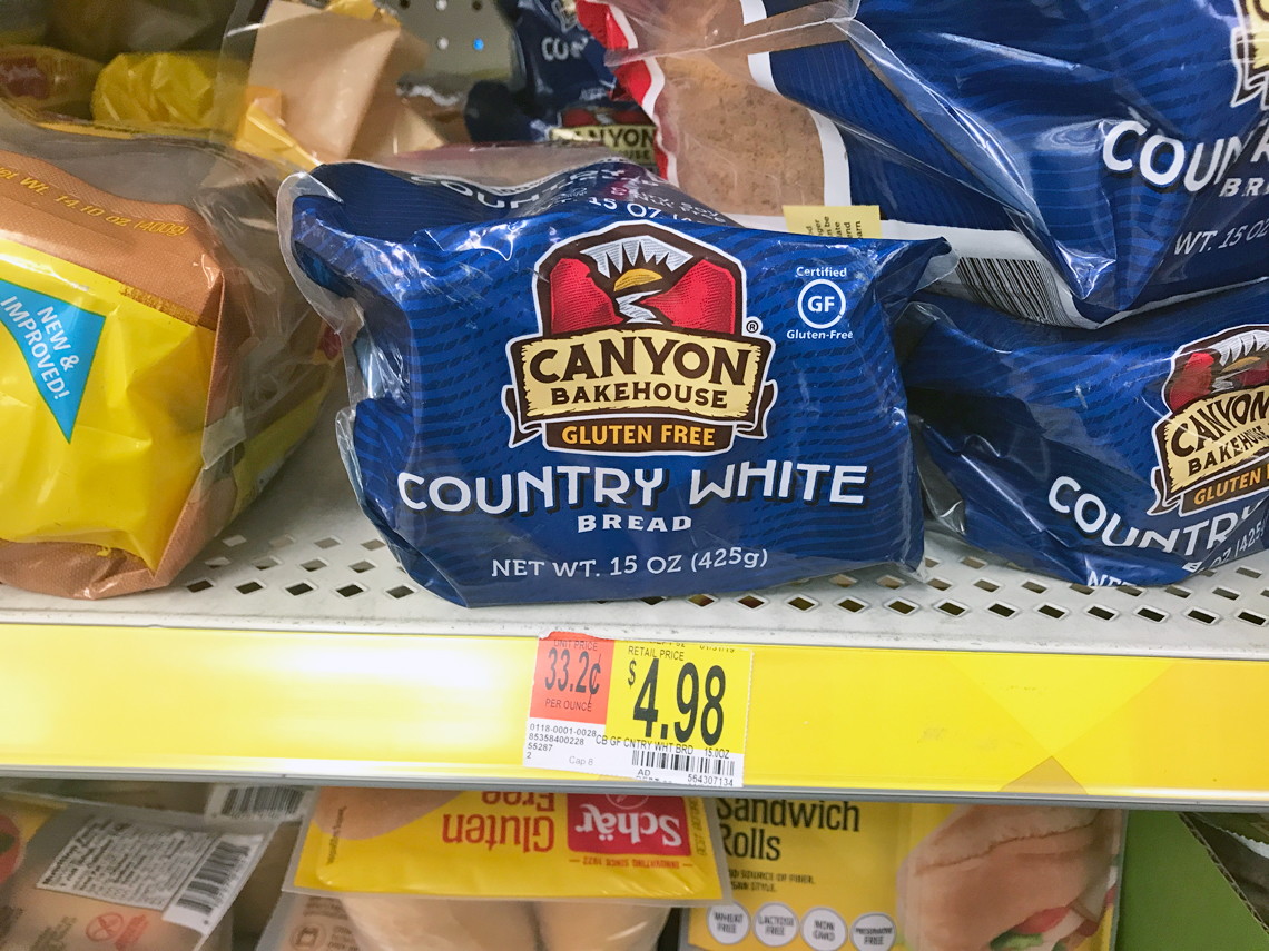 Canyon Bakehouse Gluten Free Bread, Only $2.98 at Walmart ...