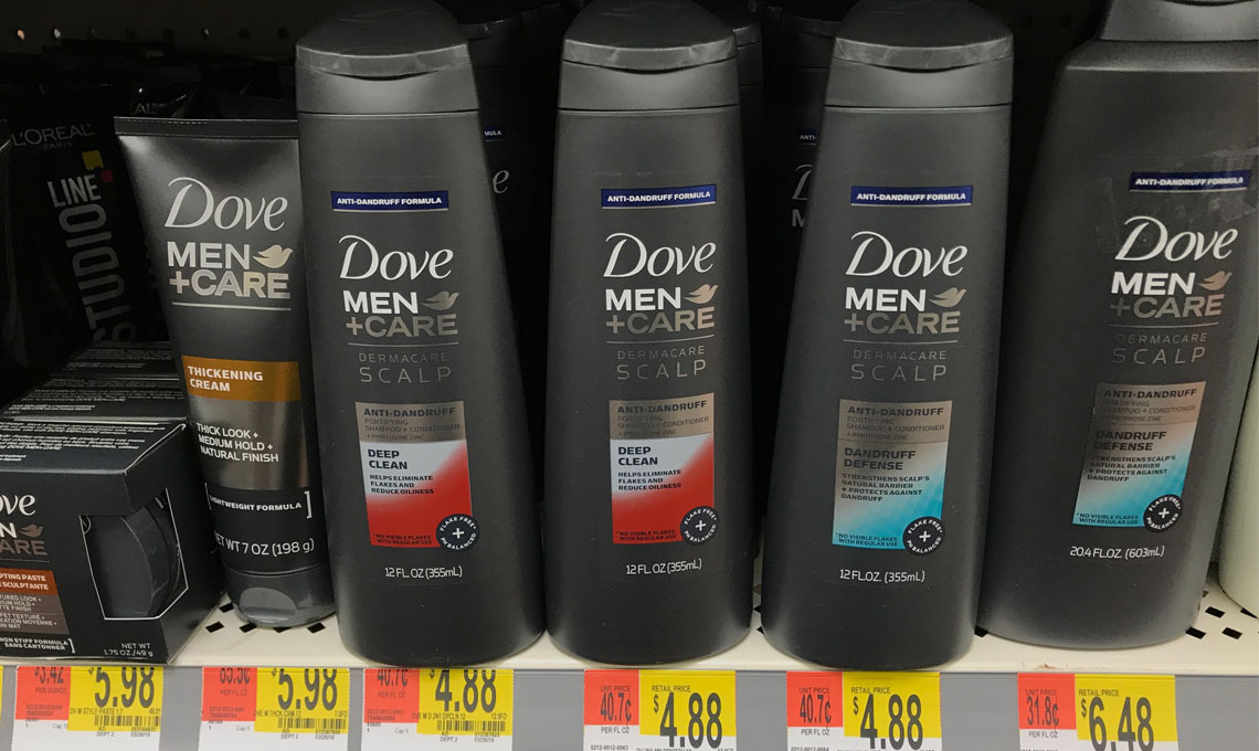 Dove Men Care Hair Shampoo Only 1 38 At Walmart The Krazy