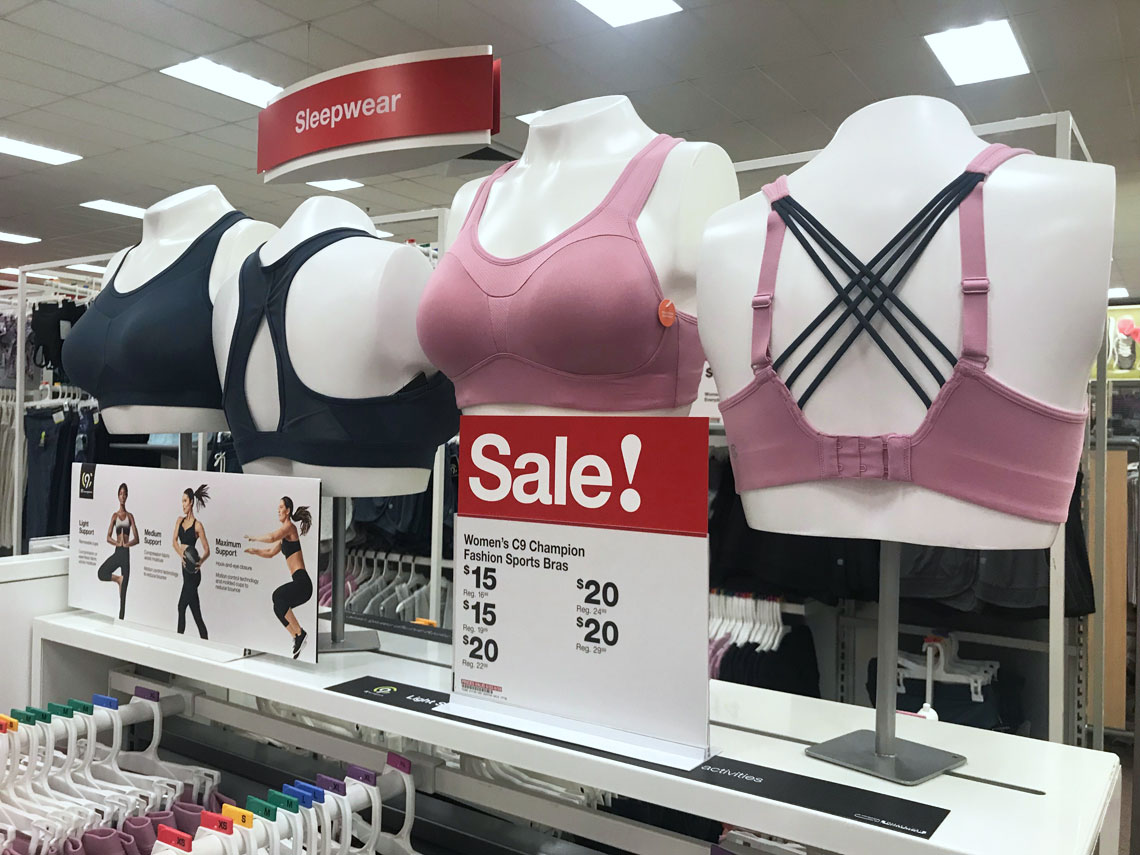 padded sports bra target