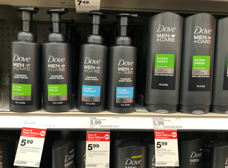 Dove Men Care Foaming Body Wash As Low As 0 74 At Target The