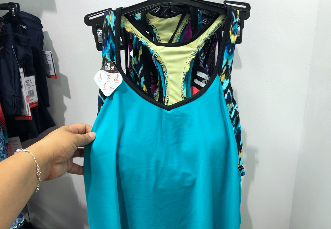 kohls womens swimwear clearance