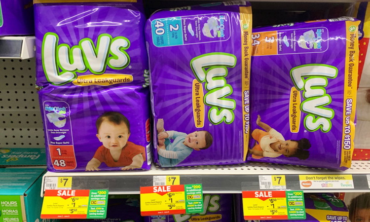 Luvs Diapers, Only $4.00 at Dollar General! - The Krazy Coupon Lady