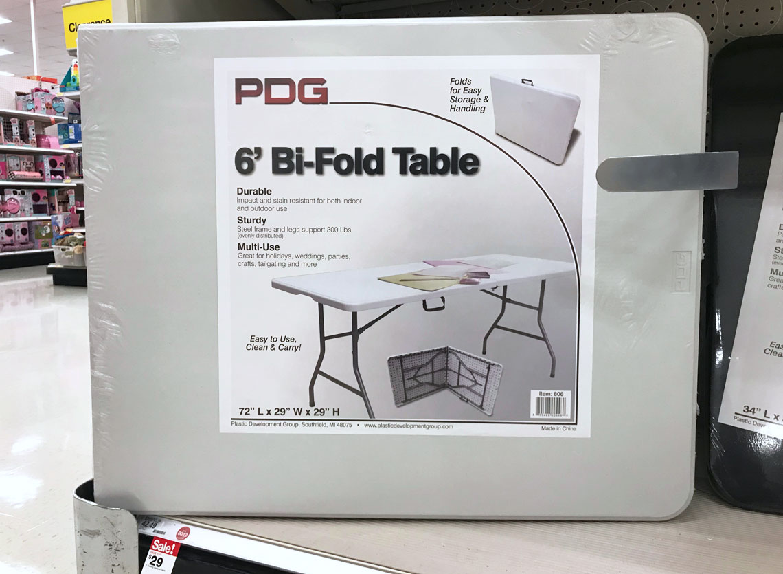 target folding table sale