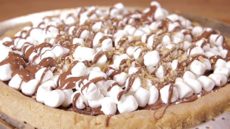 Make a s'mores pizza.