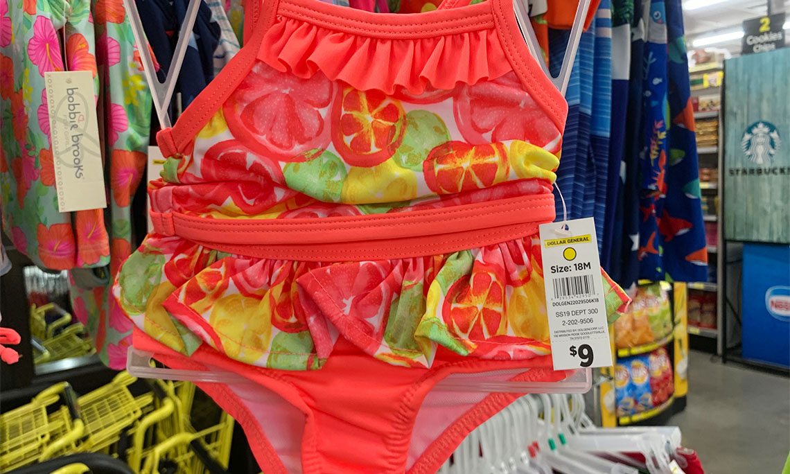 dollar store bathing suits