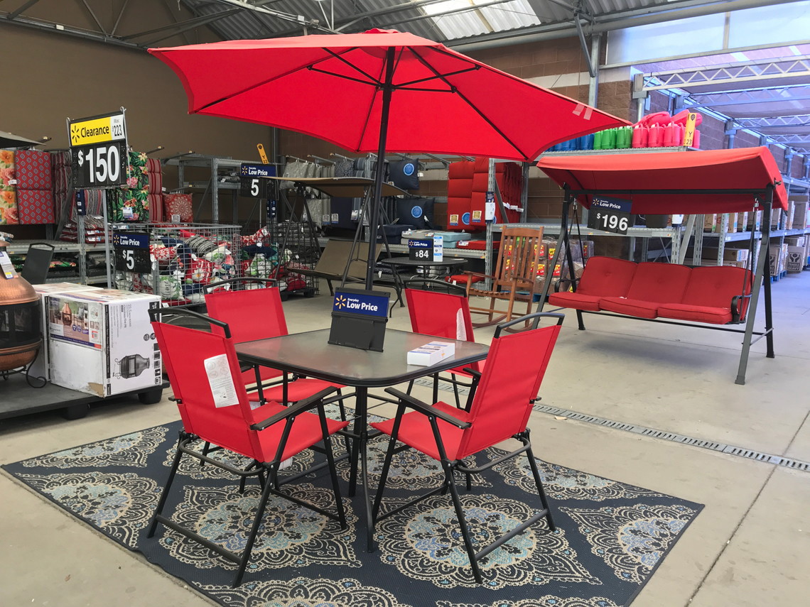Mainstays 6 Piece Folding Dining Set Only 120 At Walmart The