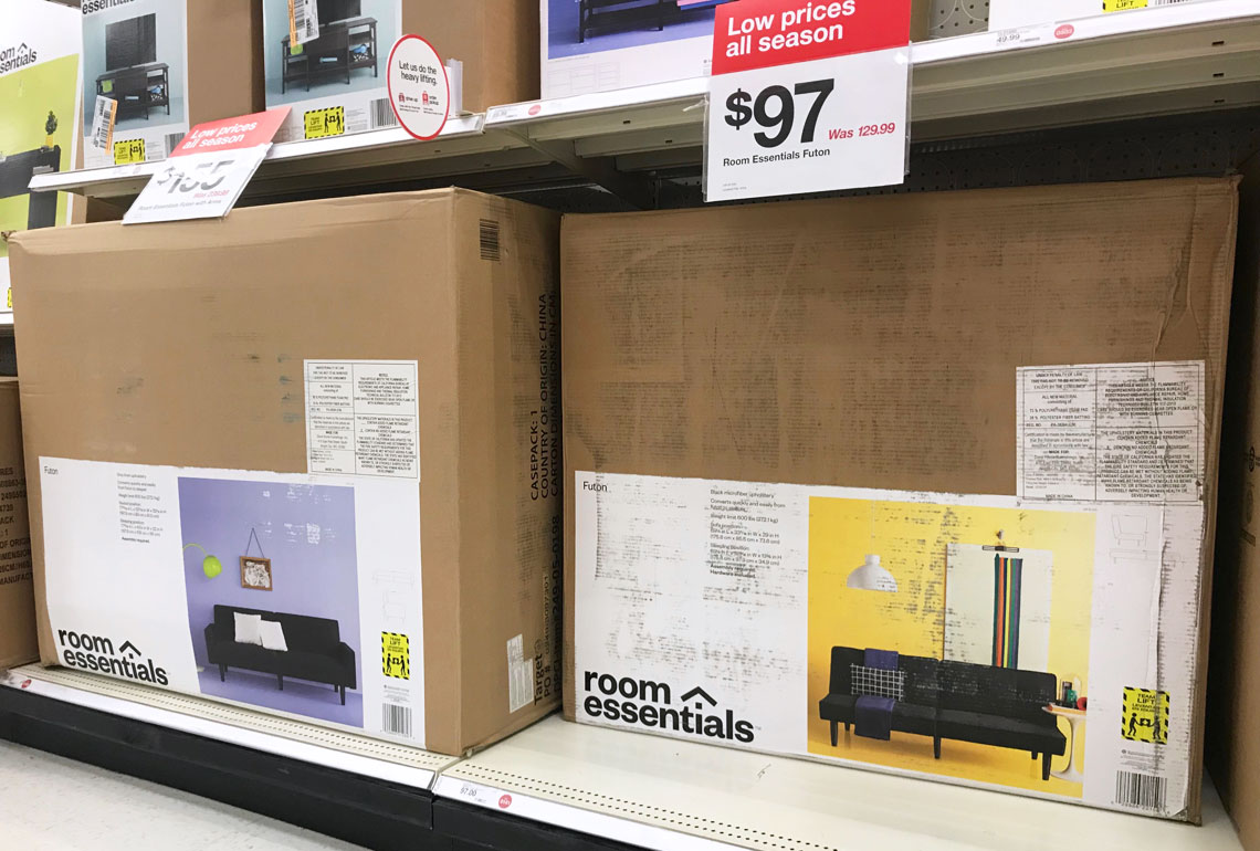 target room essentials futon