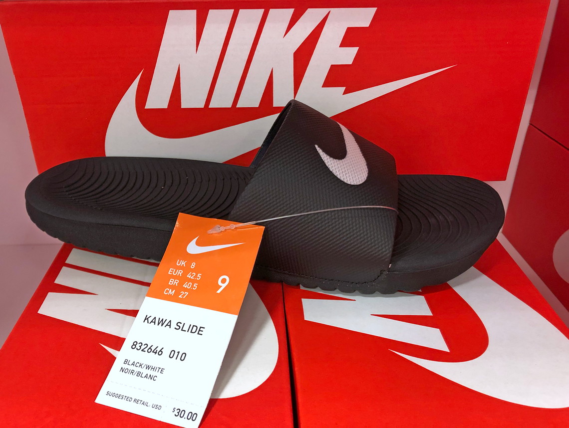 nike slides target