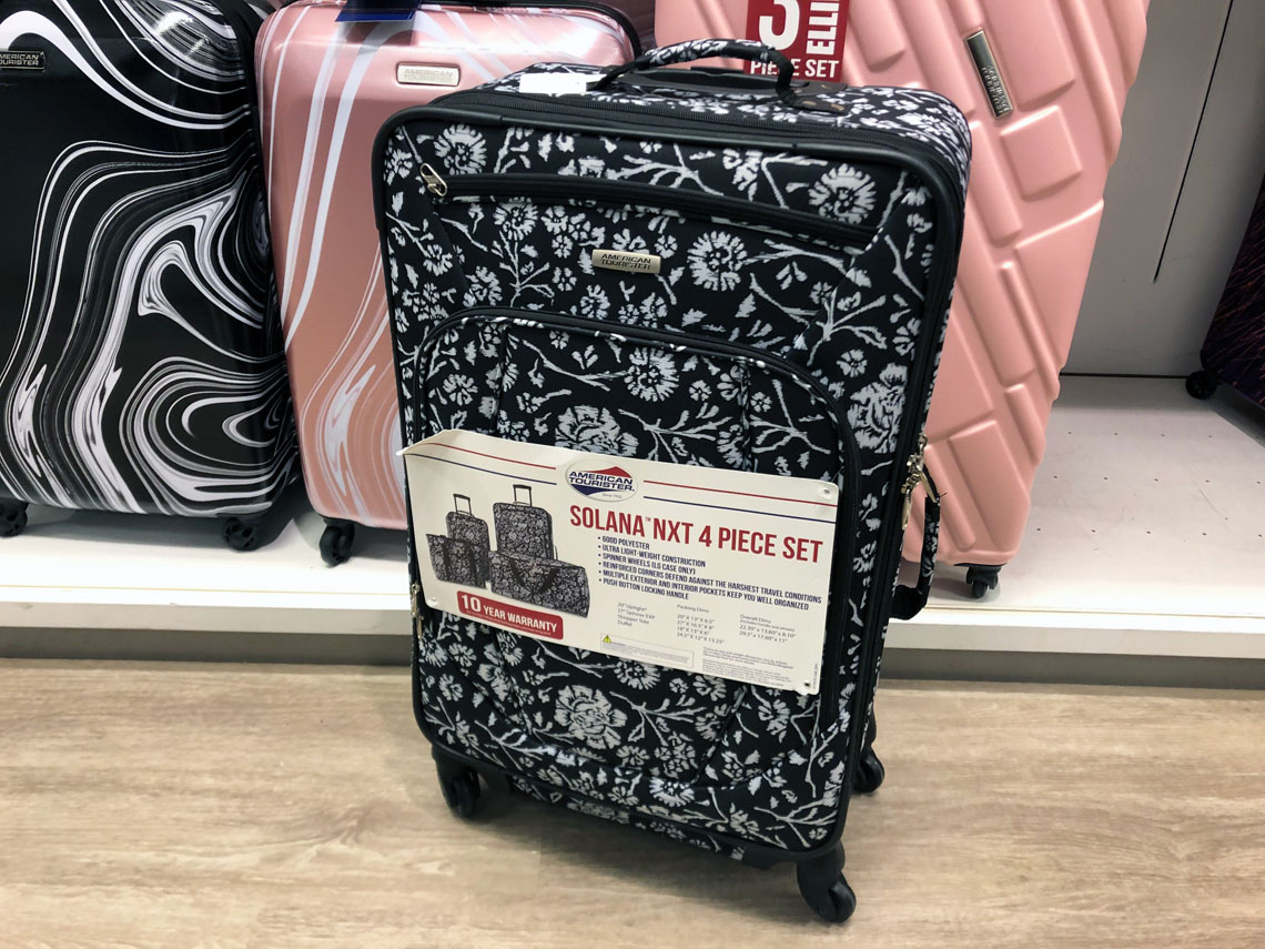 american tourister solana nxt 4 piece set