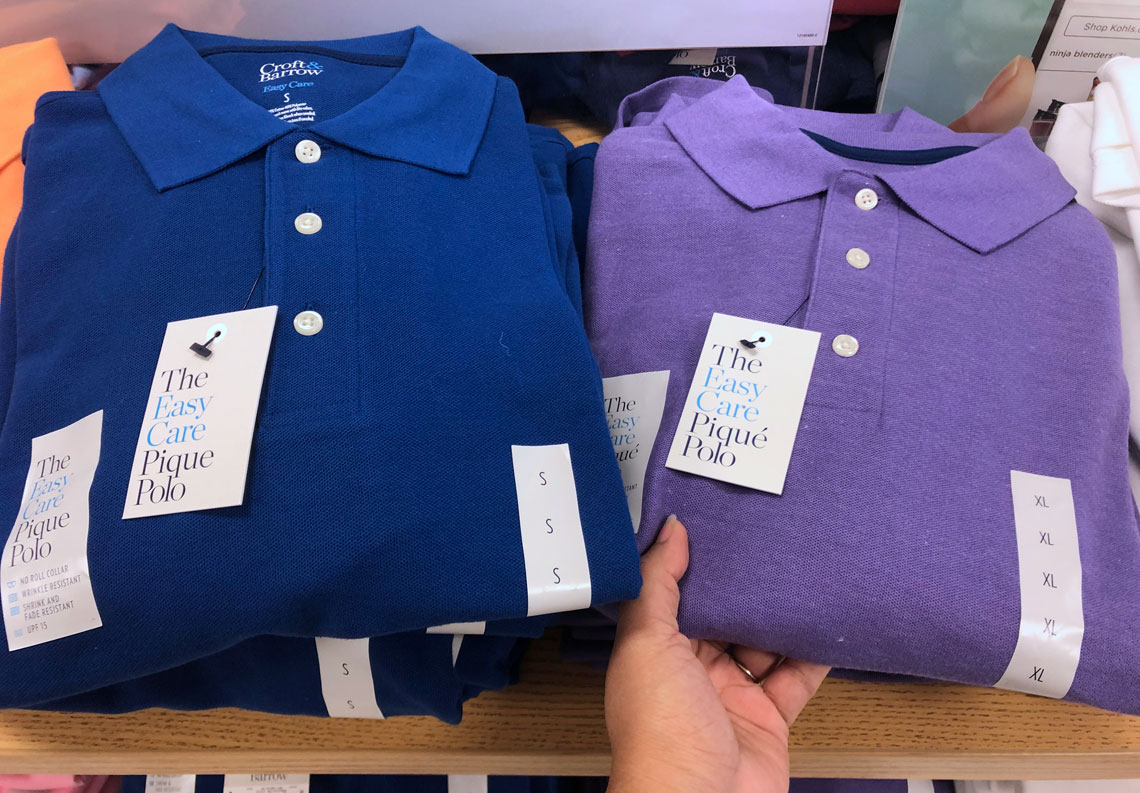 kohls womens polos