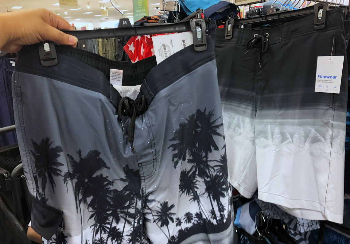 kohls mens swimsuits