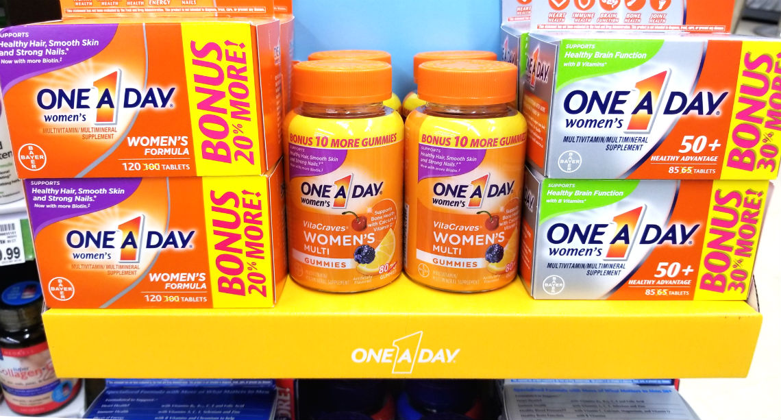 2 Days Only! One A Day Multivitamins, Just 3.99 at Kroger