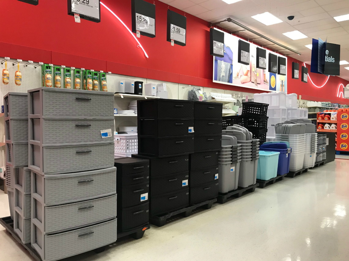 Utility Storage Drawers Totes As Low As 4 75 At Target The