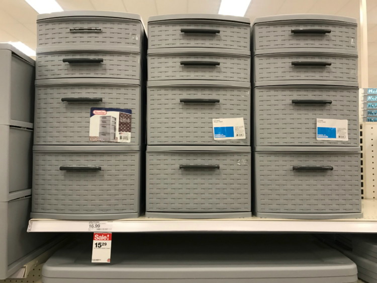 Utility Storage Drawers Totes As Low As 4 75 At Target