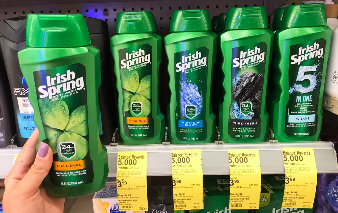 Irish Spring Body Wash Only 0 49 At Walgreens The Krazy