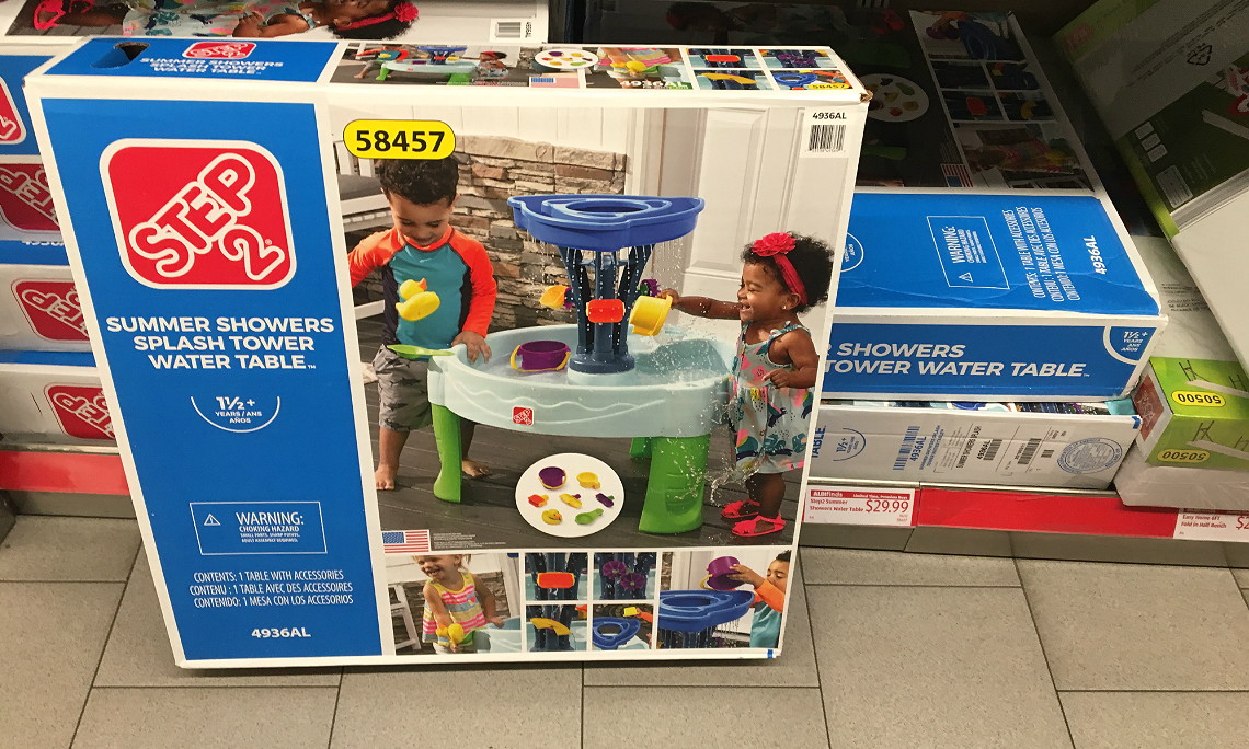 aldi water play table