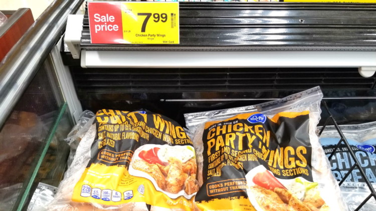 Kroger Brand Chicken Party Wings Only 499 With Ecoupon The