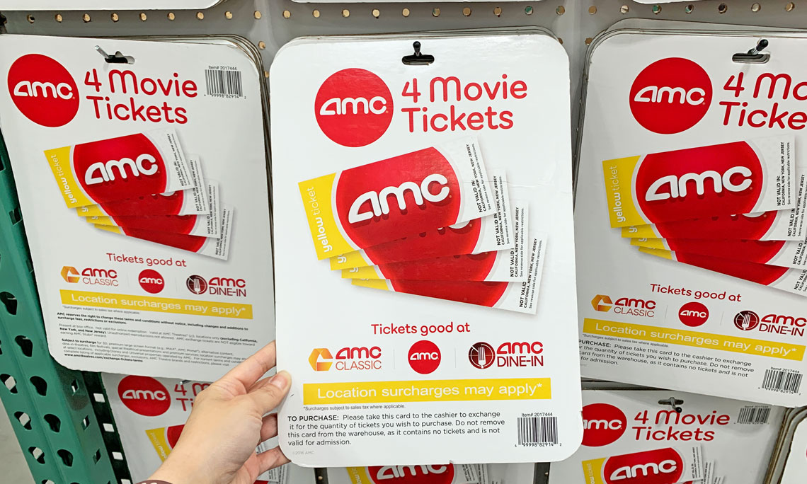 Amc Theater 4 Pack Movie Tickets Only 29 99 At Costco The