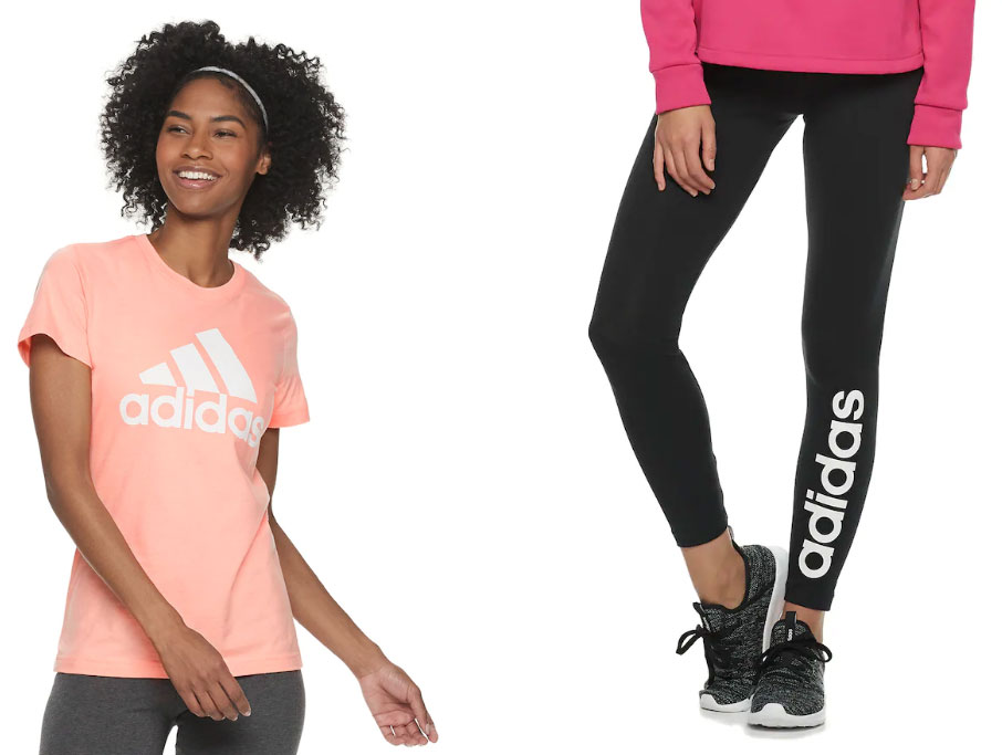 kohls womens adidas shirts