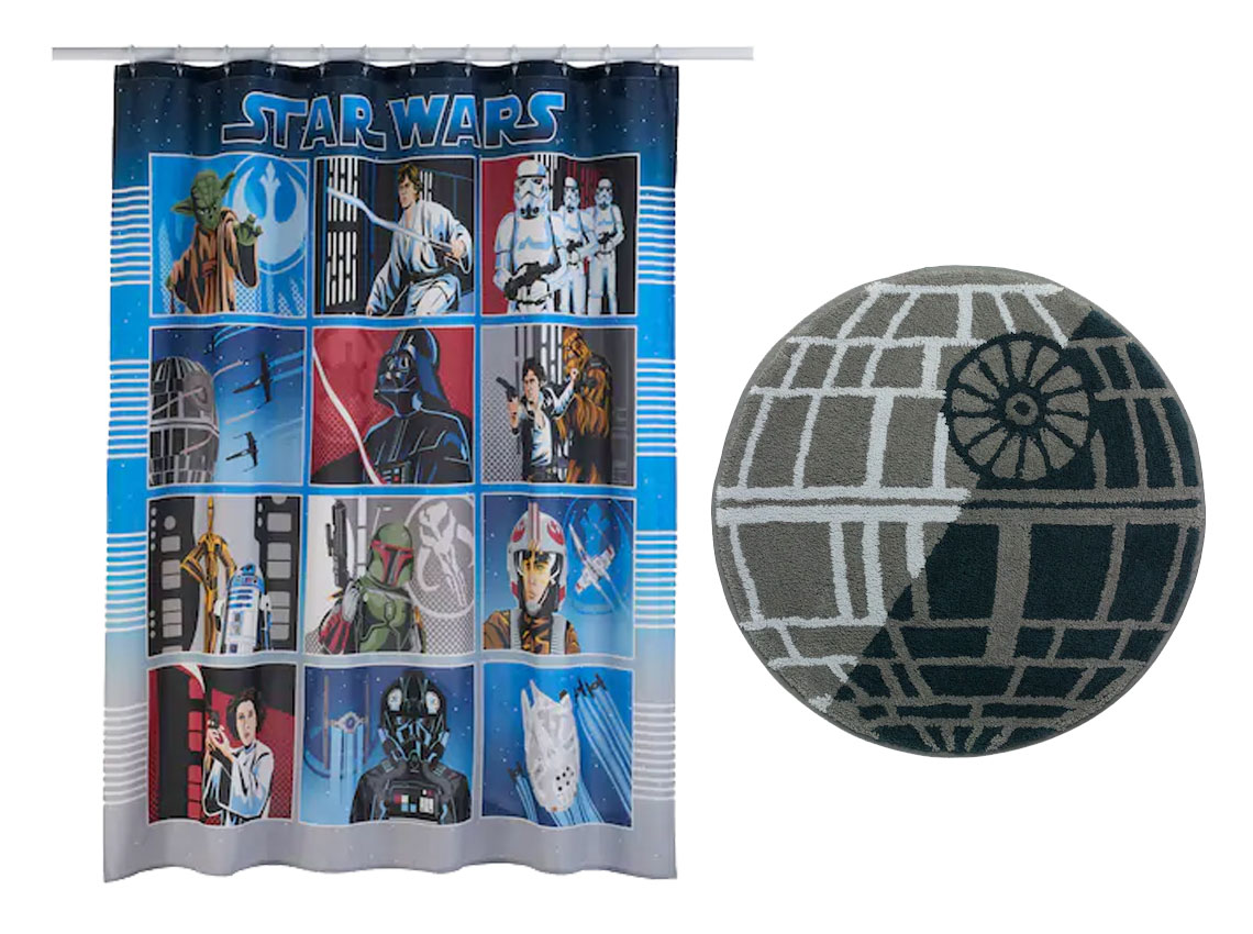 Star Wars Shower Curtains Bath Rugs Only 13 At Kohl S The