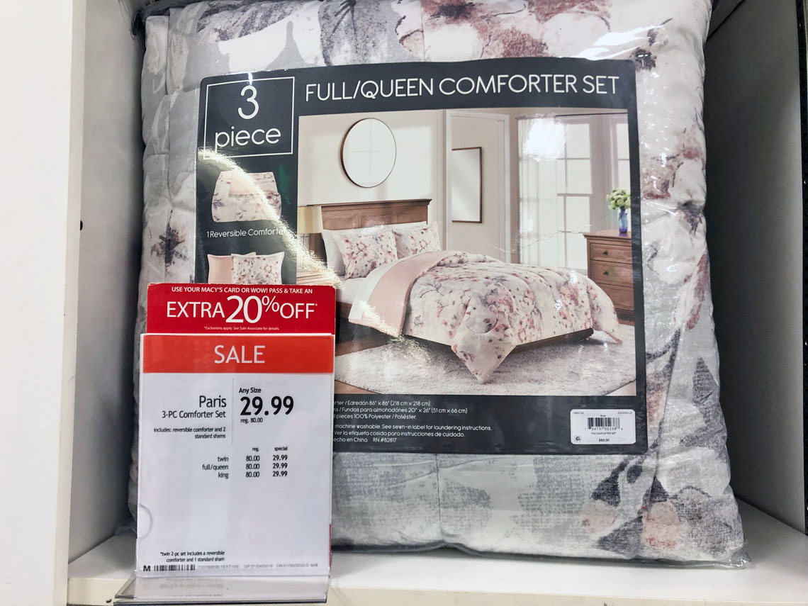 Labor Day Sale + Coupon = $24 Comforter Sets at Macy&#39;s! - The Krazy Coupon Lady