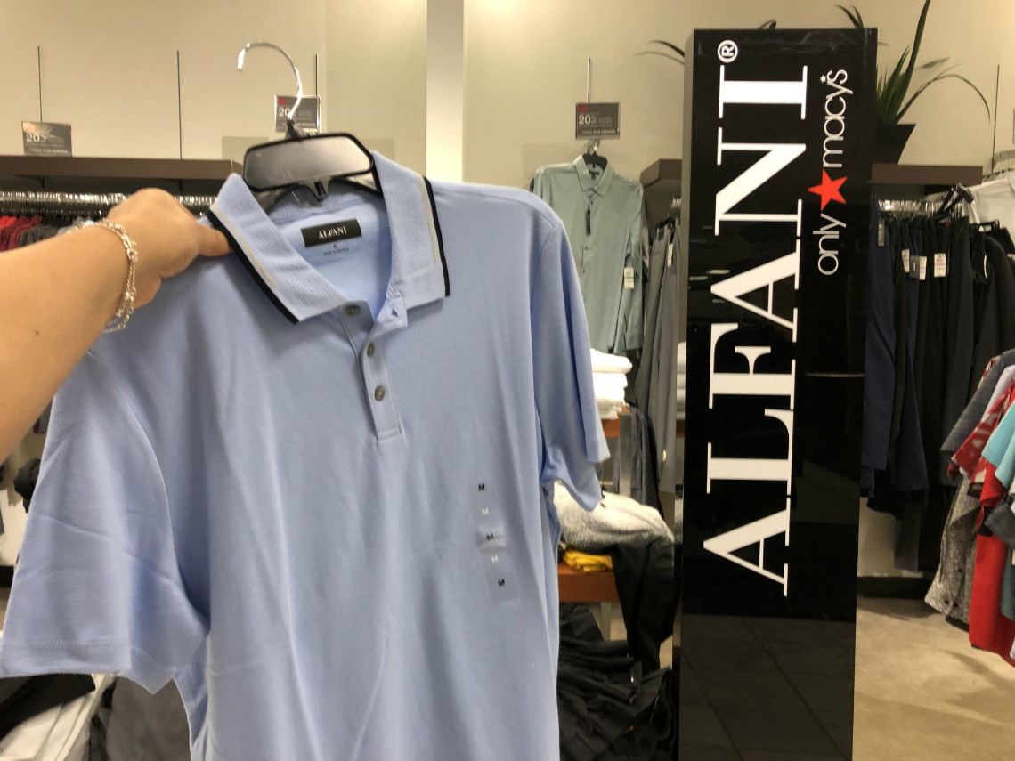 macy's men's polo shirts sale