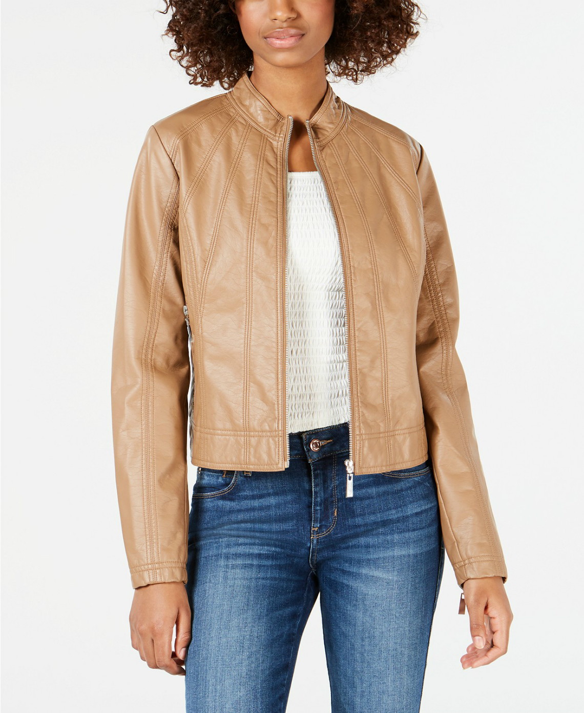 Jou Faux Leather Jacket Macy S