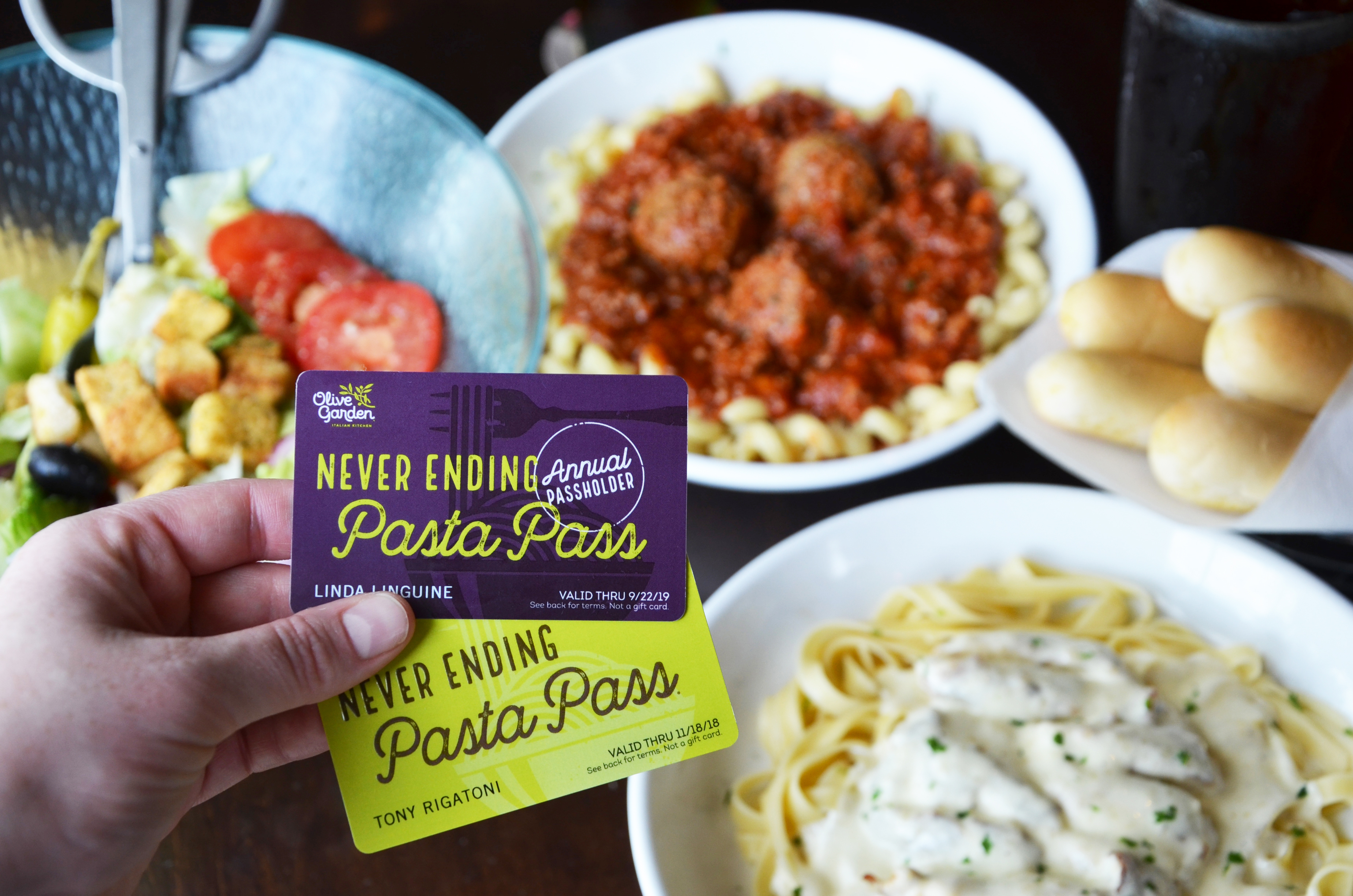 Olive Garden Pasta Pass 2019 Get Free Unlimited Pasta For 9 Weeks