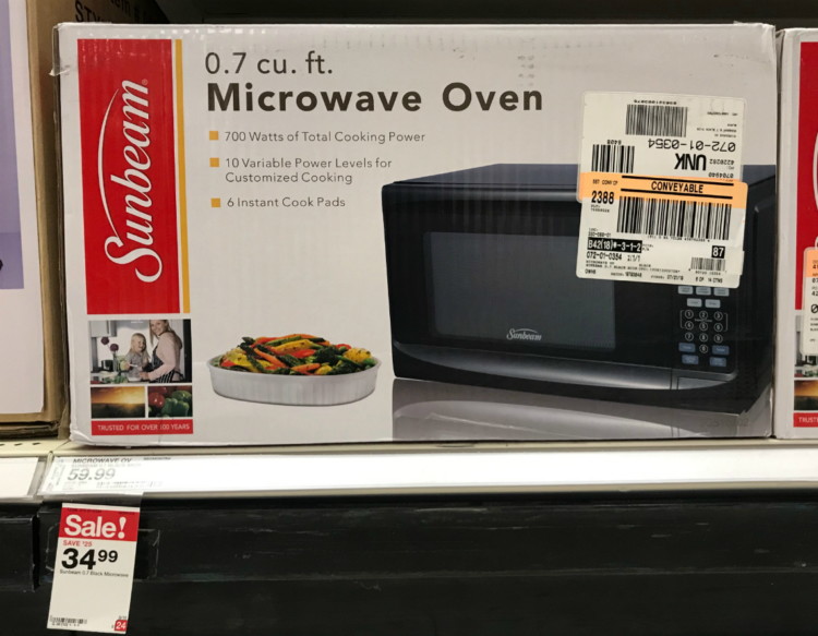 Sunbeam Microwave Ovens As Low 33 24 At Target The Sunbeam Microwave Ovens As Low 33 24 At Target The