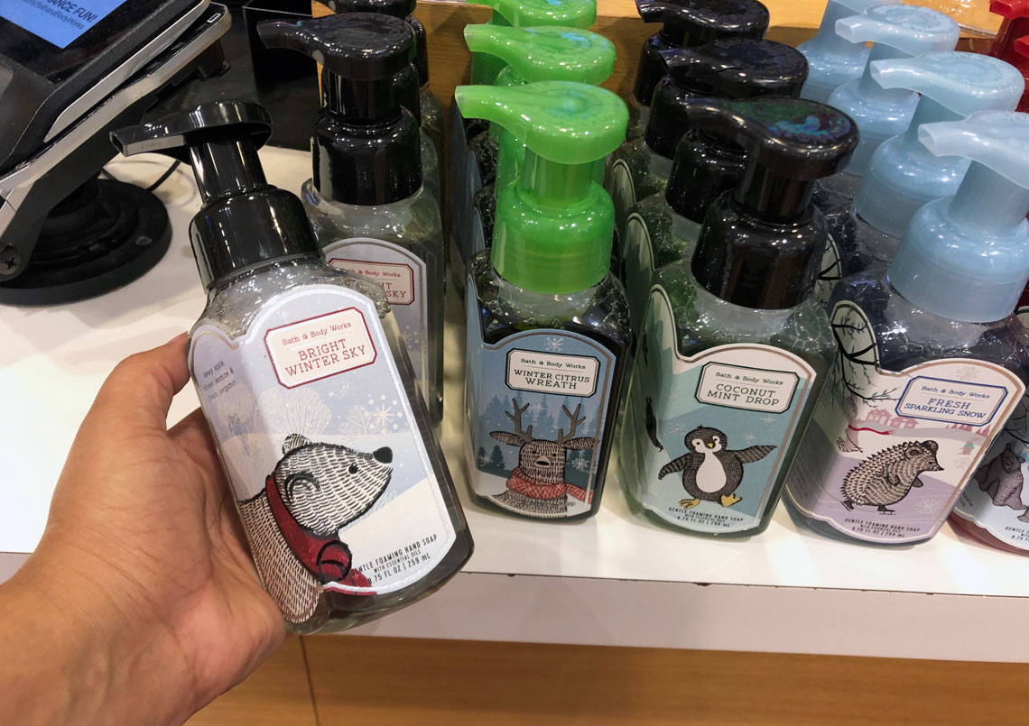 Score Cheap Hand Soaps At Bath Body Works New Winter