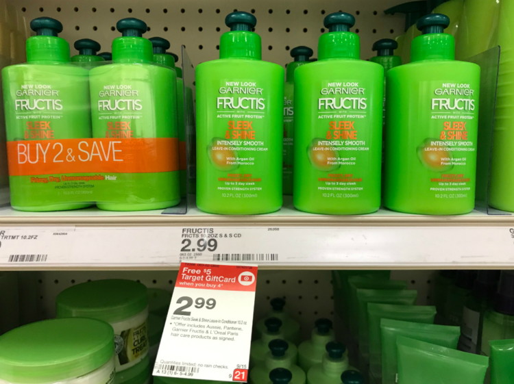 Garnier Fructis Sleek Shine Hair Care As Low As 0 49 At Target