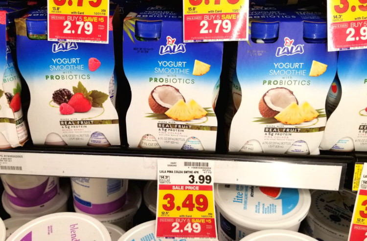 Lala Yogurt Smoothie 4-Packs, Merely $1.09 at Kroger! - The photo about Smoothie King Printable Coupon identified as Lala Yogurt Smoothie 4-Packs, Merely $1.09 at Kroger! - The
