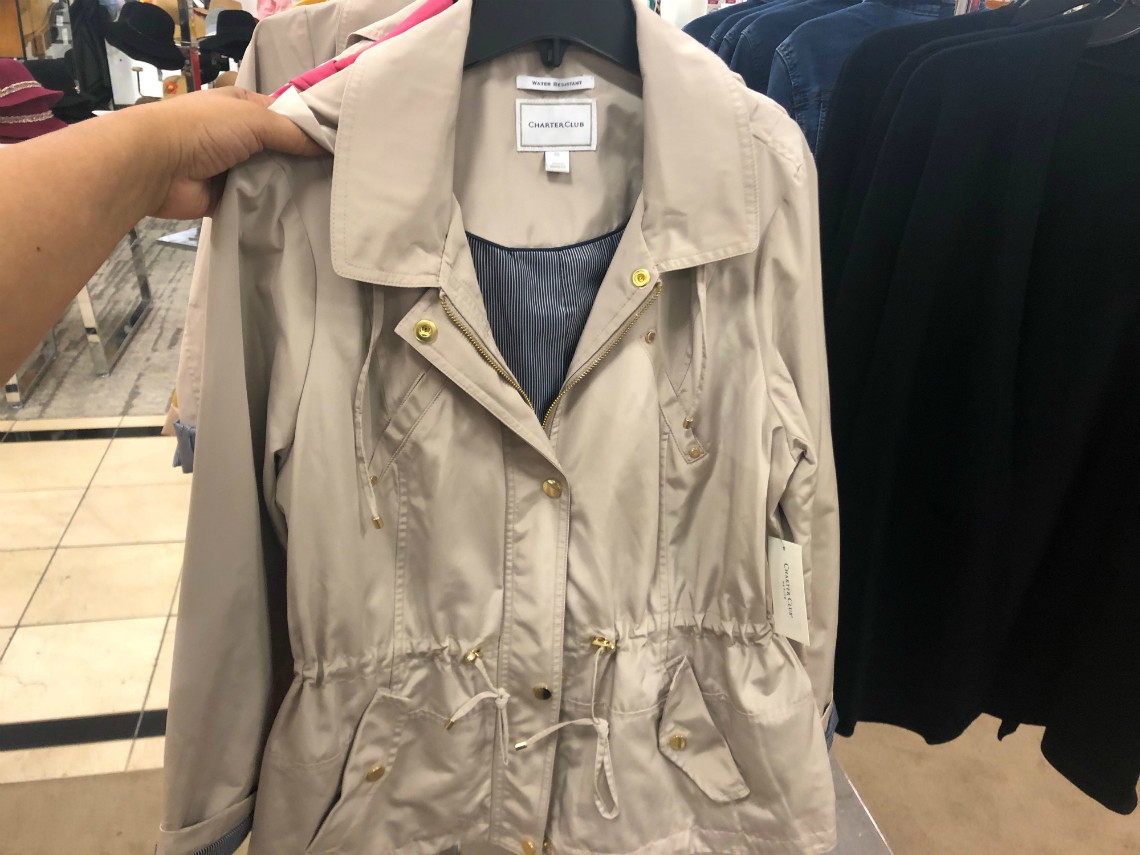 charter club anorak jacket