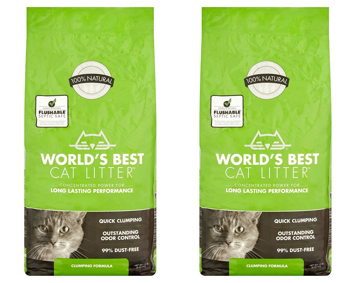 15Pound World's Best Clumping Cat Litter, Just 7.99 at Walmart! The