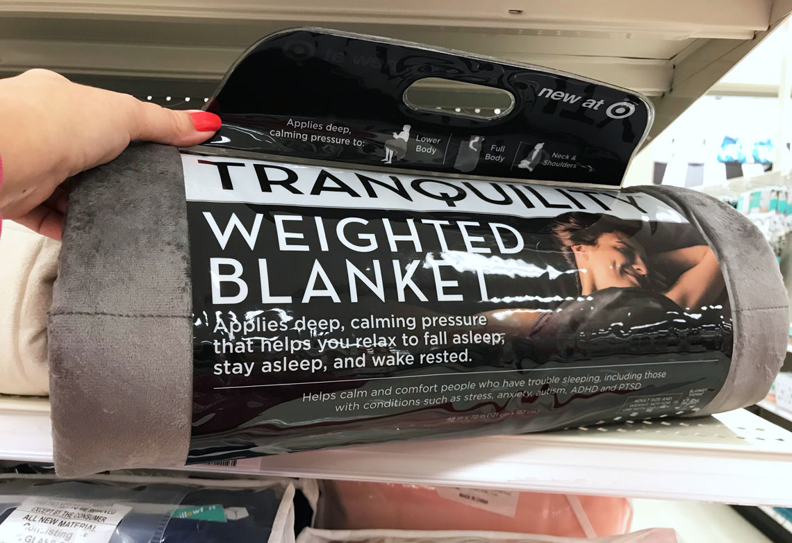 Weighted Throw Blanket, Just $27.93 at Target! - The Krazy Coupon Lady