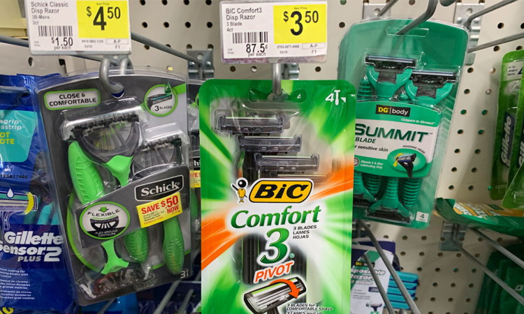 Bic Comfort 3 Razors 1 50 At Dollar General The Krazy Coupon Lady
