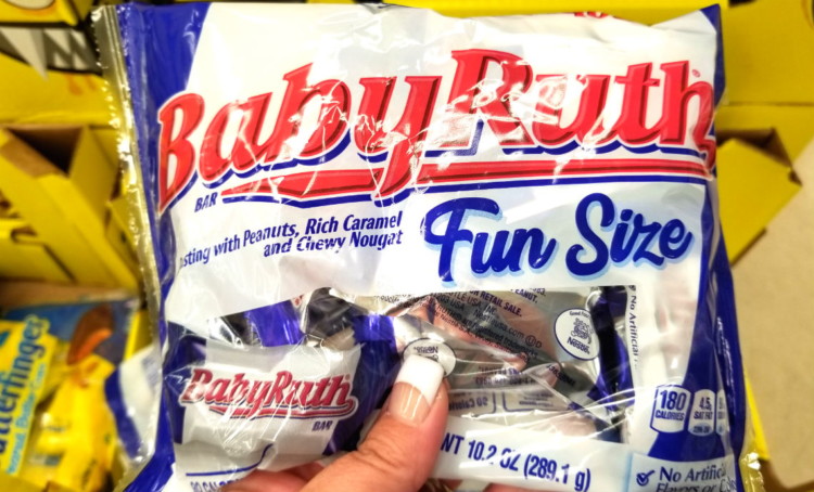 Butterfinger, Crunch or Baby Ruth Fun Size Candy, $1.50 at ...