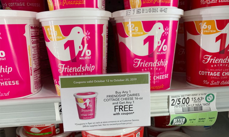 Friendship Dairies Cottage Cheese 1 25 At Publix The Krazy