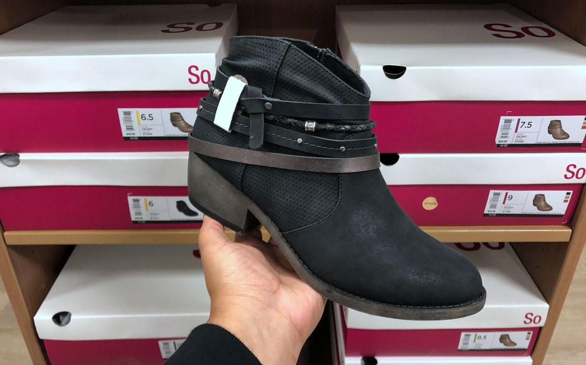 kohls work boots in store