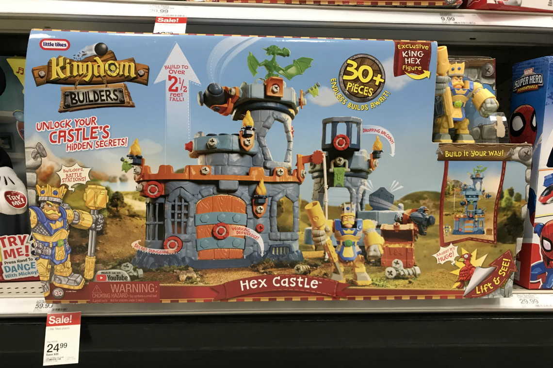 little tikes kingdom builders hex castle